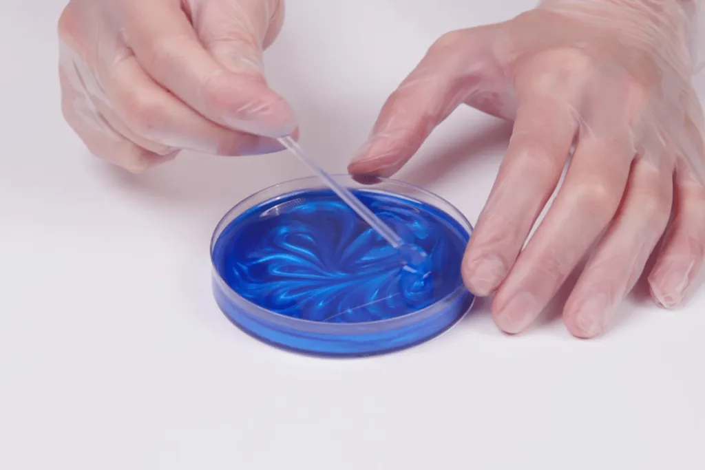 Epoxy Resin metallic pigment azur