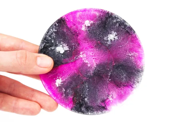 Alcohol ink Epoxy Resin purple