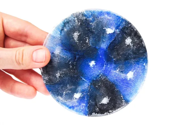Alcohol ink Epoxy Resin royal blue