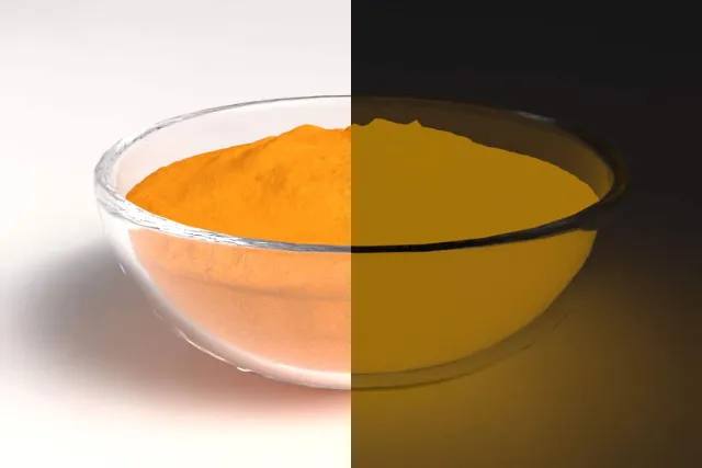 Glow in the dark orange